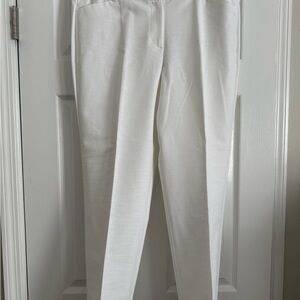Ann Taylor White Dress Pants – Cotton & Spandex – New without tags Condition